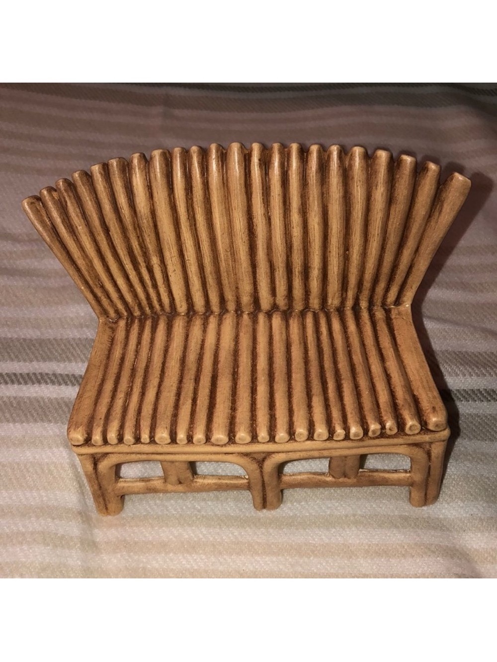 Handmade Ceramic Bench Candle Holder Decor